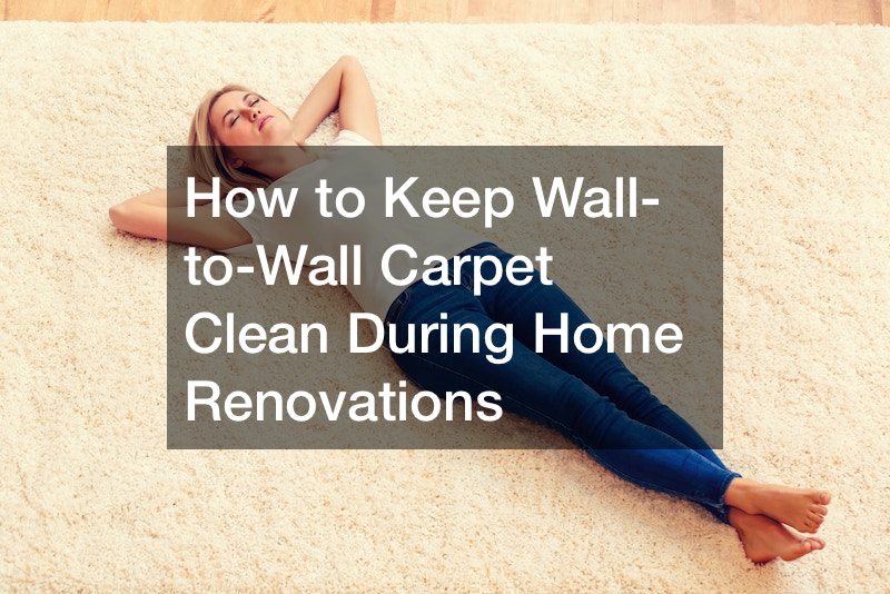 keep wall-to-wall carpet clean